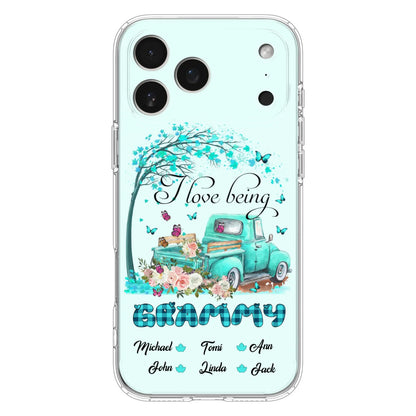 Custom Personalized Phone Case - I Love Being Grandma - R5OIKQ