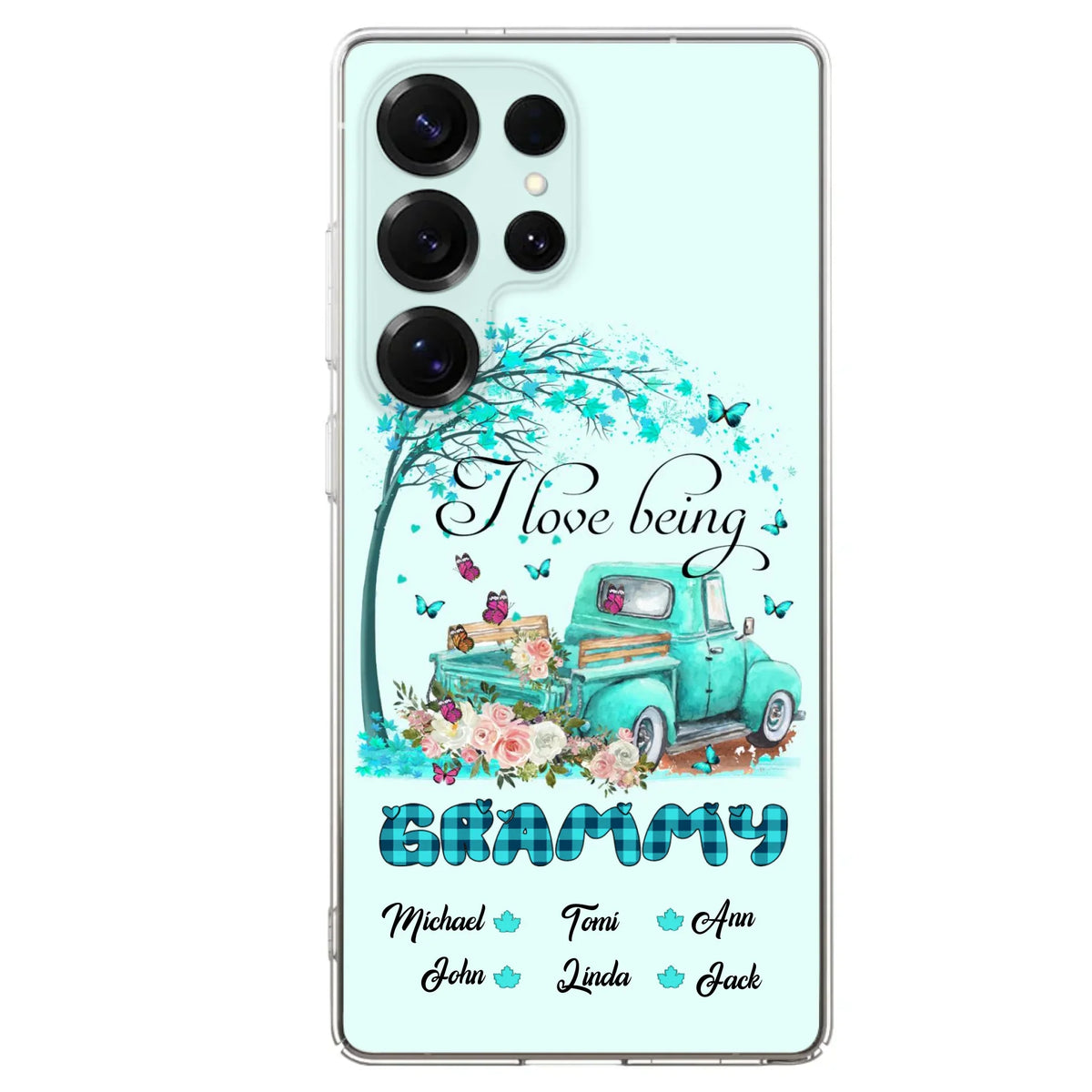 Custom Personalized Phone Case - I Love Being Grandma - R5OIKQ