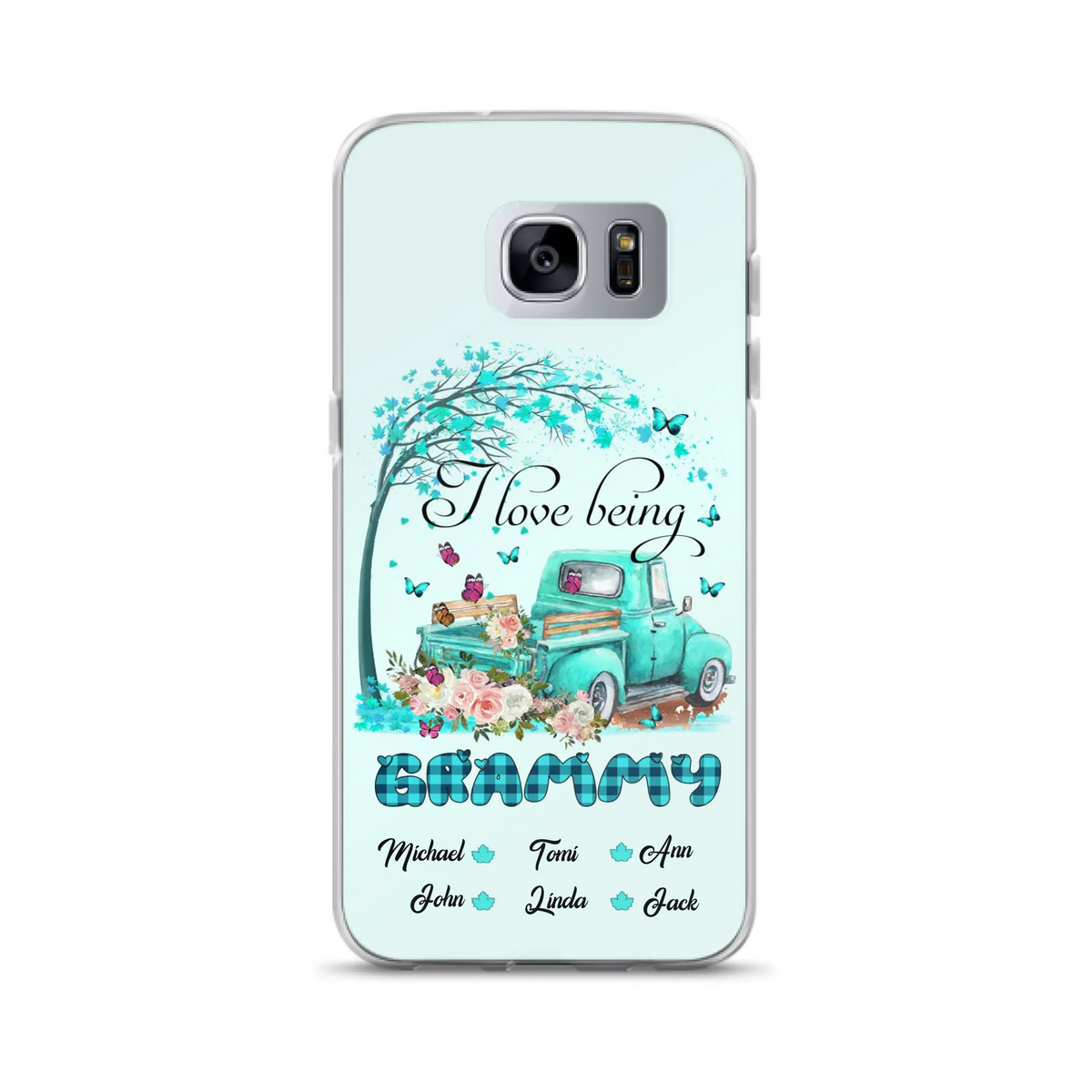 Custom Personalized Phone Case - I Love Being Grandma - R5OIKQ