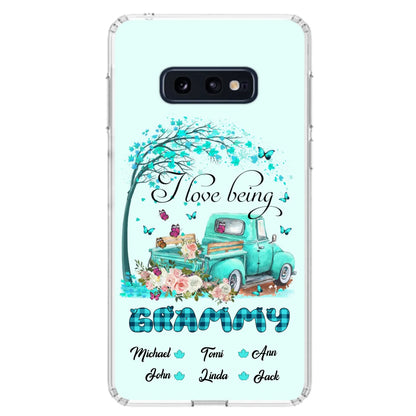 Custom Personalized Phone Case - I Love Being Grandma - R5OIKQ