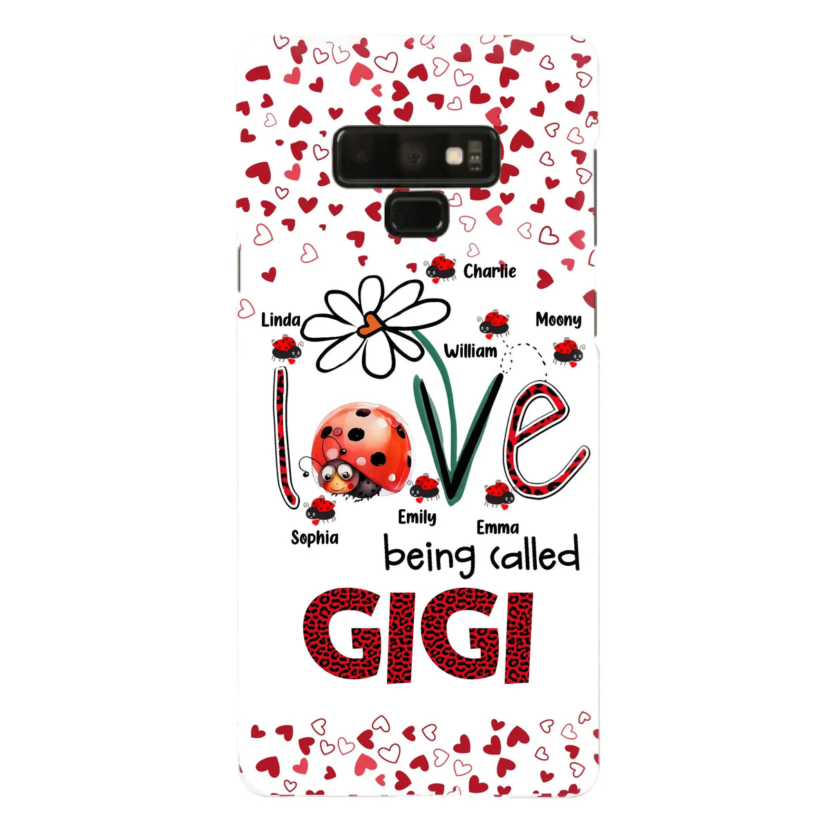 Custom Personalized Grandma Phone Case - Gift Idea For Grandma - Upto 7 Kids - Love Being Called Gigi - Cases For iPhone/Samsung