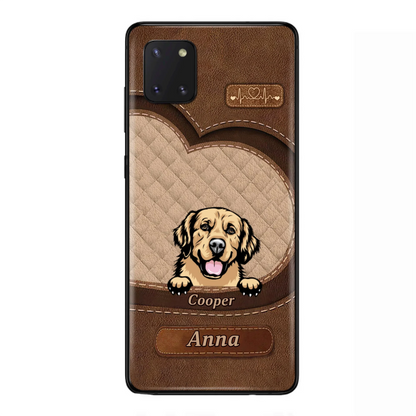 Custom Personalized Dog Phone Case - Gift Idea For Dog Lovers - Case For iPhone And Samsung