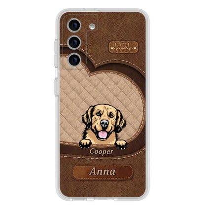 Custom Personalized Dog Phone Case - Gift Idea For Dog Lovers - Case For iPhone And Samsung