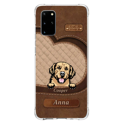 Custom Personalized Dog Phone Case - Gift Idea For Dog Lovers - Case For iPhone And Samsung