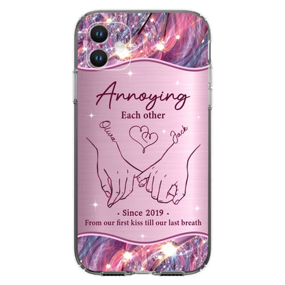 Custom Personalized Couple Phone Case For iPhone/ Samsung - Gift Idea For Couple - Annoying Each Other