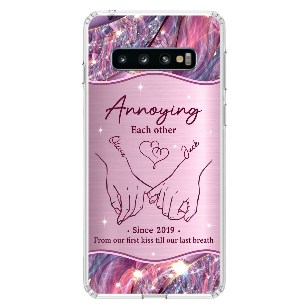 Custom Personalized Couple Phone Case For iPhone/ Samsung - Gift Idea For Couple - Annoying Each Other