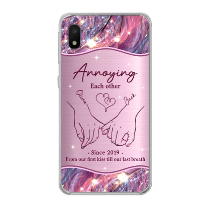 Custom Personalized Couple Phone Case For iPhone/ Samsung - Gift Idea For Couple - Annoying Each Other