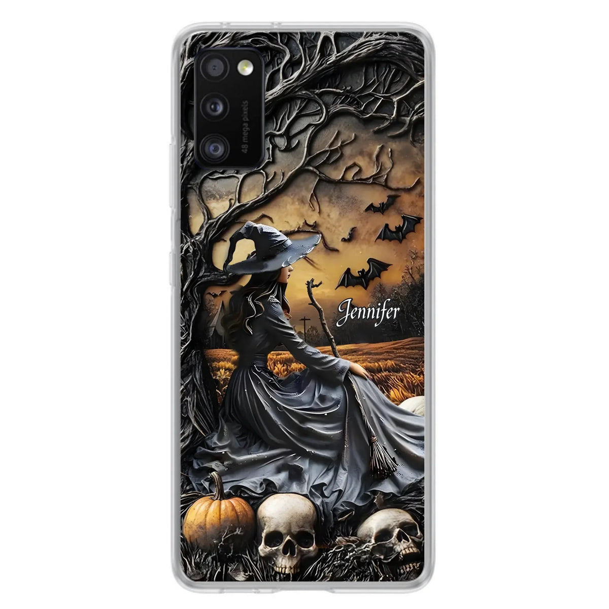Custom Personalized Witch Phone Case For iPhone/ Samsung- Halloween/ Birthday Gift Idea For Yourself, Women, Witch Lovers
