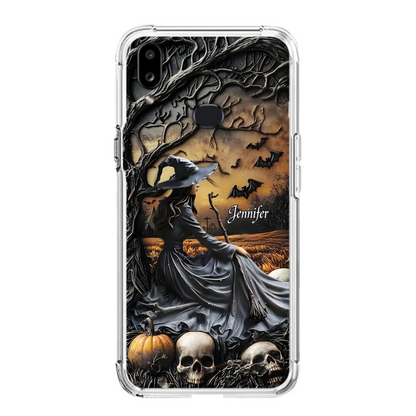 Custom Personalized Witch Phone Case For iPhone/ Samsung- Halloween/ Birthday Gift Idea For Yourself, Women, Witch Lovers