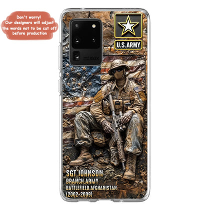 Custom Personalized Veteran Phone Case For iPhone/ Samsung - Veteran Gift Idea