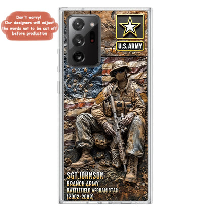 Custom Personalized Veteran Phone Case For iPhone/ Samsung - Veteran Gift Idea