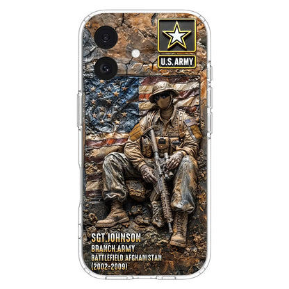 Custom Personalized Veteran Phone Case For iPhone/ Samsung - Veteran Gift Idea