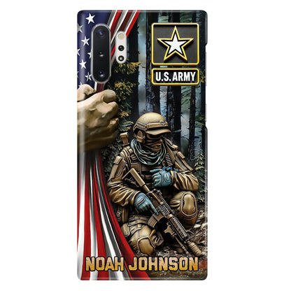 Custom Personalized Veteran Phone Case For iPhone/ Samsung - Veteran Gift Idea - Custom Name
