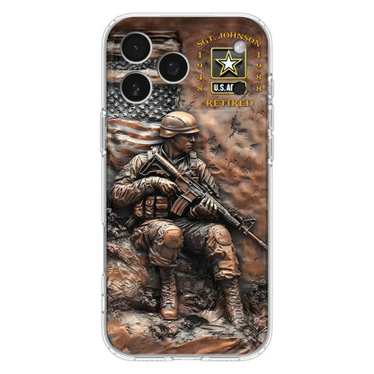 Custom Personalized Veteran Phone Case - Gift Idea For Veteran - Case For iPhone/ Samsung