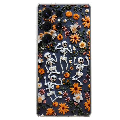 Custom Personalized 3D Skeleton Phone Case - Halloween Gift Idea - Case For iPhone/ Samsung