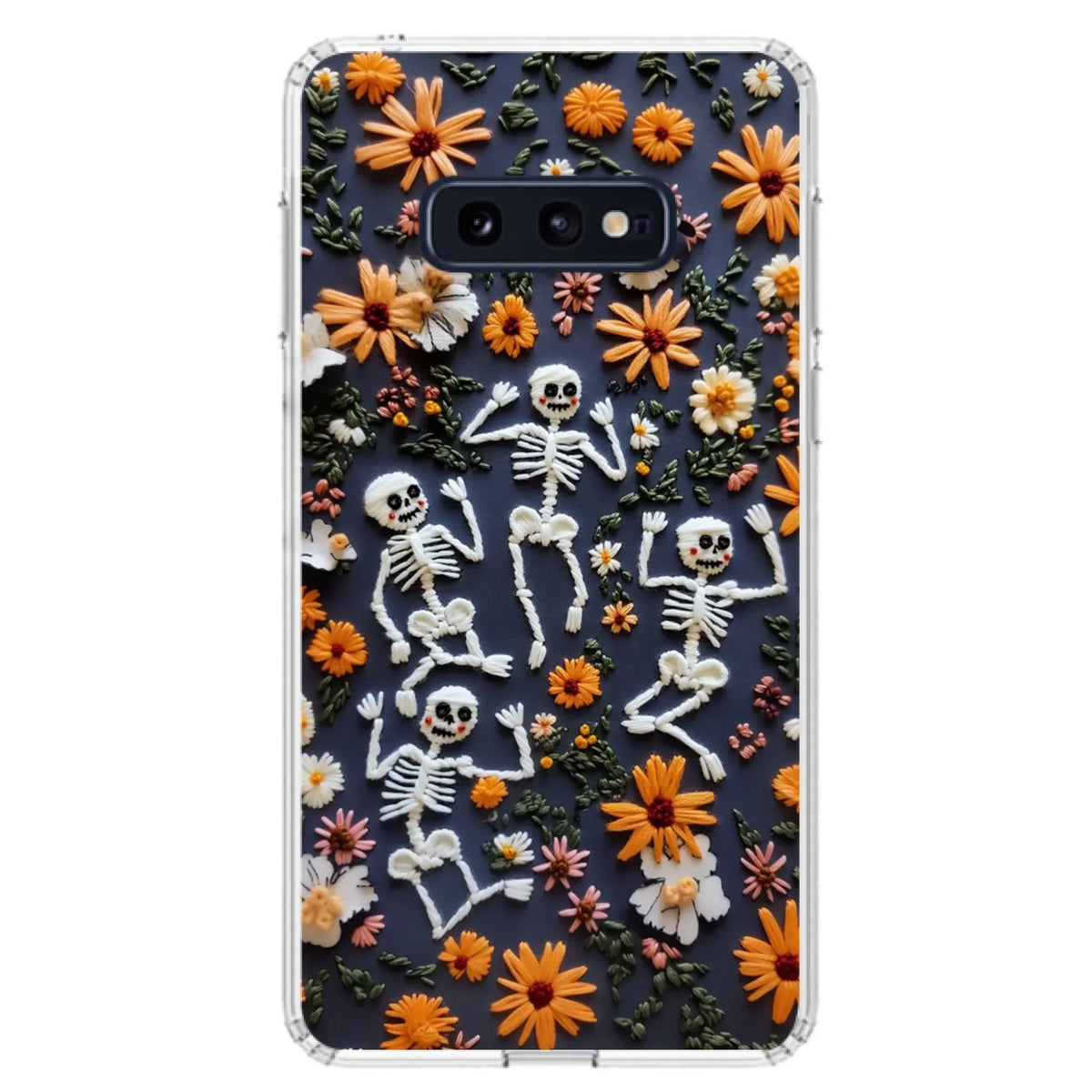 Custom Personalized 3D Skeleton Phone Case - Halloween Gift Idea - Case For iPhone/ Samsung