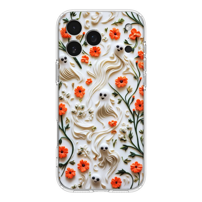 Custom Personalized 3D Clay Boo Phone Case - Halloween Gift Idea - Case For iPhone/ Samsung