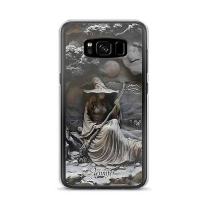 Custom Personalized Witch Phone Case - Halloween/ Birthday Gift Idea For Yourself, Witch Lovers - Case For iPhone/ Samsung