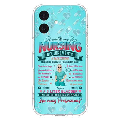 Custom Personalized Nurse Phone Case For iPhone/ Samsung - Nurse/ Birthday Gift Idea - Nursing Requirements