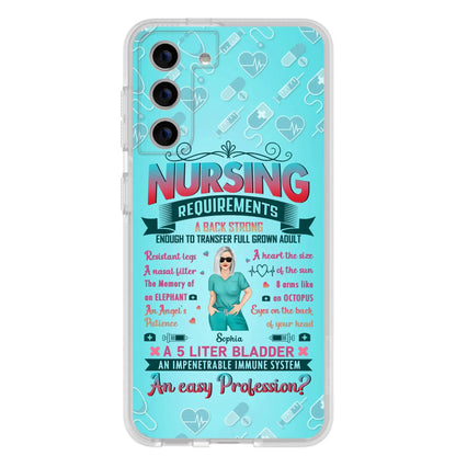 Custom Personalized Nurse Phone Case For iPhone/ Samsung - Nurse/ Birthday Gift Idea - Nursing Requirements