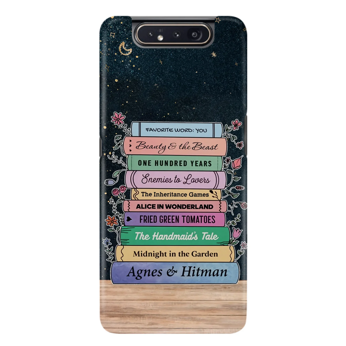 Custom Personalized Reading Book Phone Case For iPhone/ Samsung - Gift Idea For Reading Lover/ Birthday