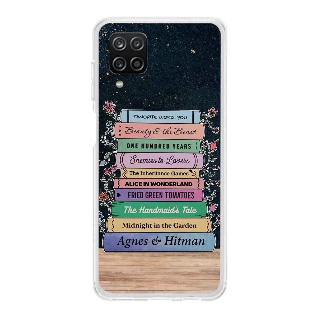 Custom Personalized Reading Book Phone Case For iPhone/ Samsung - Gift Idea For Reading Lover/ Birthday