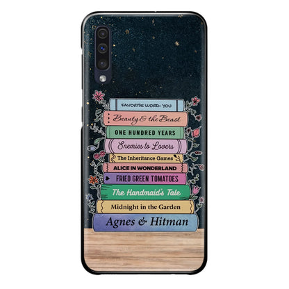 Custom Personalized Reading Book Phone Case For iPhone/ Samsung - Gift Idea For Reading Lover/ Birthday