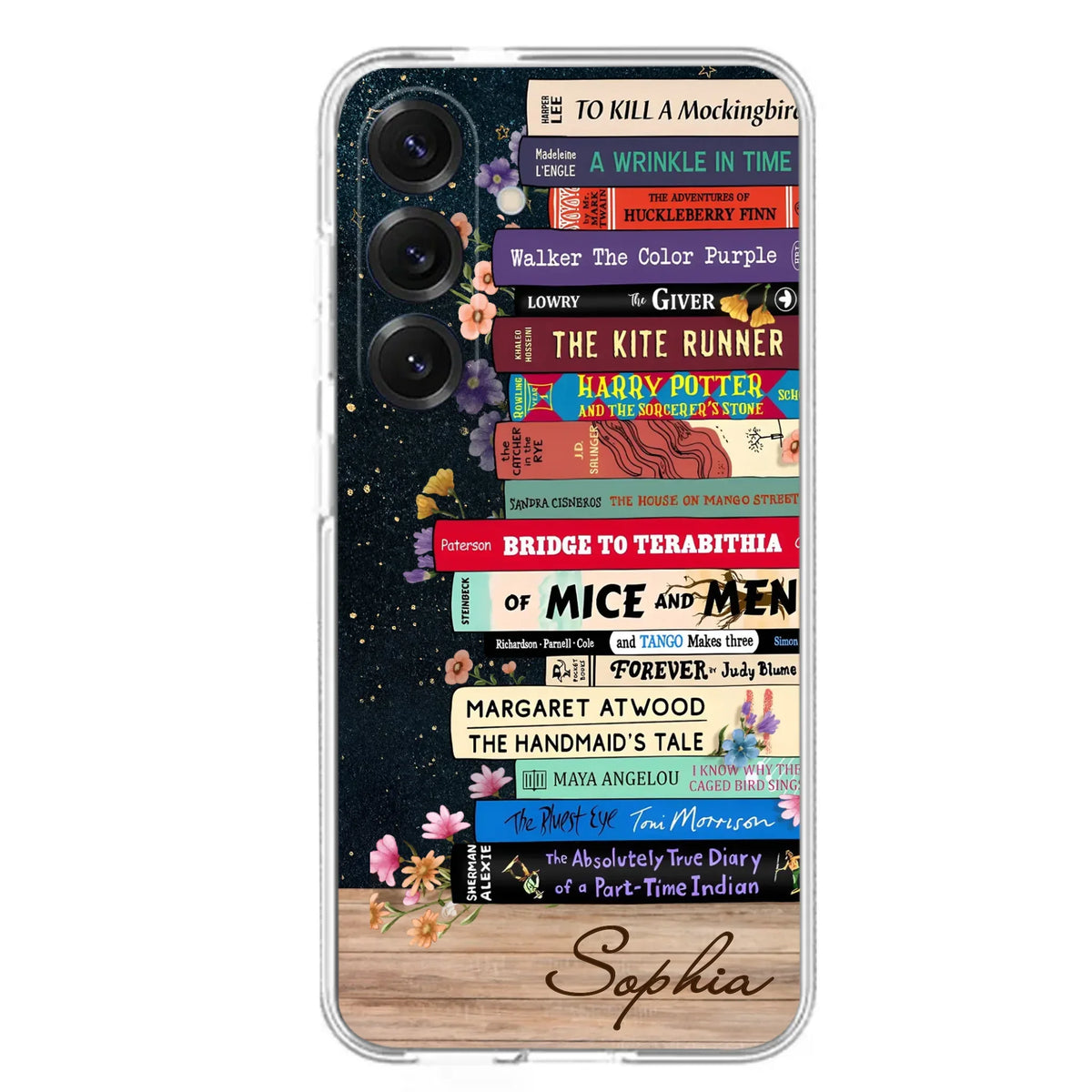 Custom Personalized Books Phone Case - Reading Book Lover Gift Idea - Case For iPhone/ Samsung