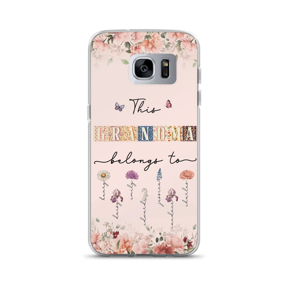 Custom Personalized Grandma/Mom Phone Case - Upto 7 Kids - Mother's Day Gift Idea for Grandma/Mom - Case for iPhone/Samsung