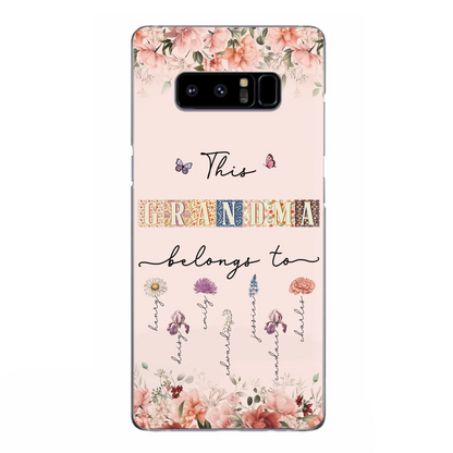 Custom Personalized Grandma/Mom Phone Case - Upto 7 Kids - Mother's Day Gift Idea for Grandma/Mom - Case for iPhone/Samsung