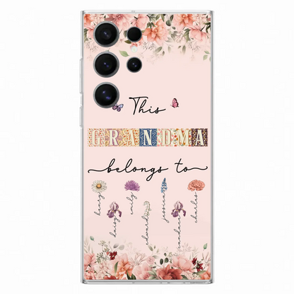 Custom Personalized Grandma/Mom Phone Case - Upto 7 Kids - Mother's Day Gift Idea for Grandma/Mom - Case for iPhone/Samsung