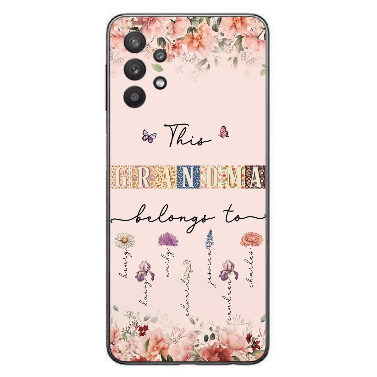 Custom Personalized Grandma/Mom Phone Case - Upto 7 Kids - Mother's Day Gift Idea for Grandma/Mom - Case for iPhone/Samsung