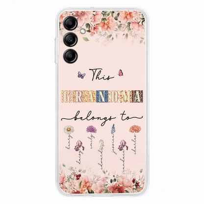Custom Personalized Grandma/Mom Phone Case - Upto 7 Kids - Mother's Day Gift Idea for Grandma/Mom - Case for iPhone/Samsung