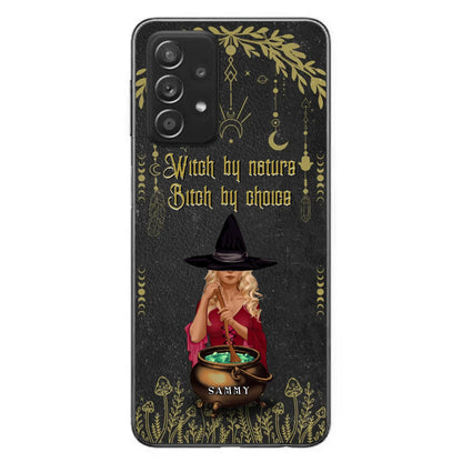 Custom Personalized Witch Phone Case - Gift Idea For Friends/Sisters/Wicca Decor/Pagan Decor - In My Kitchen Filled With Care I Welcome Water Earth Fire Air - Case for iPhone/Samsung