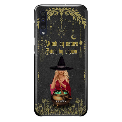 Custom Personalized Witch Phone Case - Gift Idea For Friends/Sisters/Wicca Decor/Pagan Decor - In My Kitchen Filled With Care I Welcome Water Earth Fire Air - Case for iPhone/Samsung