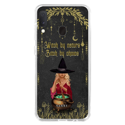 Custom Personalized Witch Phone Case - Gift Idea For Friends/Sisters/Wicca Decor/Pagan Decor - In My Kitchen Filled With Care I Welcome Water Earth Fire Air - Case for iPhone/Samsung