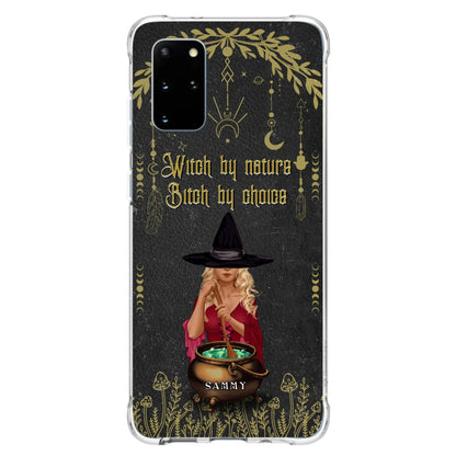 Custom Personalized Witch Phone Case - Gift Idea For Friends/Sisters/Wicca Decor/Pagan Decor - In My Kitchen Filled With Care I Welcome Water Earth Fire Air - Case for iPhone/Samsung