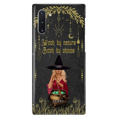 Custom Personalized Witch Phone Case - Gift Idea For Friends/Sisters/Wicca Decor/Pagan Decor - In My Kitchen Filled With Care I Welcome Water Earth Fire Air - Case for iPhone/Samsung
