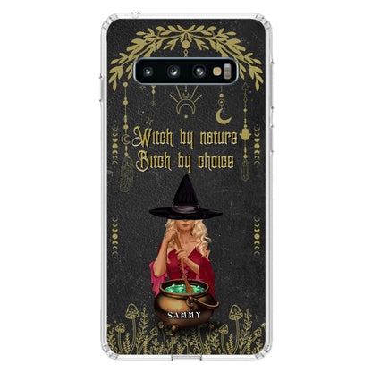 Custom Personalized Witch Phone Case - Gift Idea For Friends/Sisters/Wicca Decor/Pagan Decor - In My Kitchen Filled With Care I Welcome Water Earth Fire Air - Case for iPhone/Samsung
