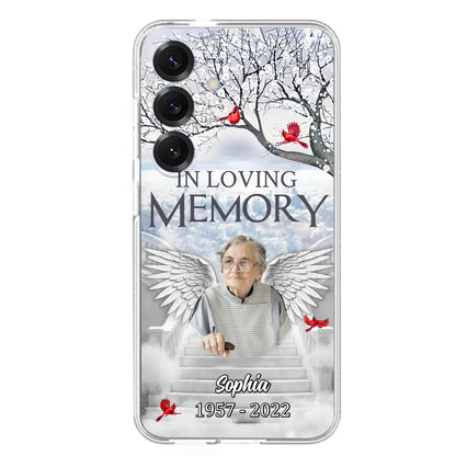 Custom Personalized Memorial Phone Case - Upload Photo - Memorial Gift Idea For Family - In Loving Memory - Case For iPhone & Samsung