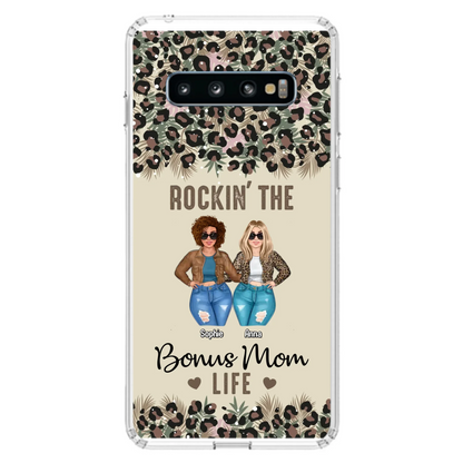 Custom Personalized Bonus Mom Phone Case - Gift Idea For Mother's Day - Rockin' The Bonus Mom Life - Case For iPhone & Samsung