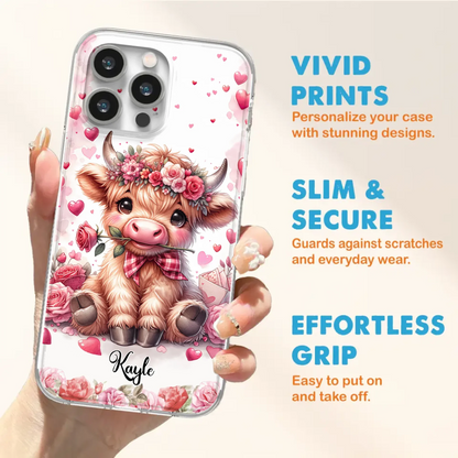 Lovely Highland Phone Case - Gift Idea For Birthday/Valentine's Day - Case For iPhone, Samsung