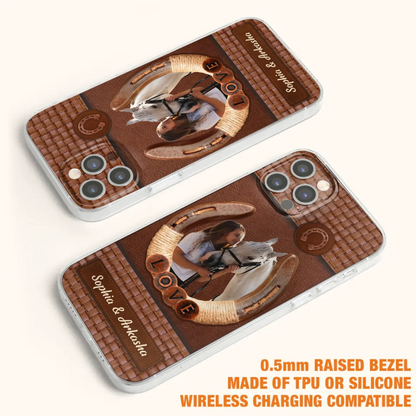Custom Personalized Horse Phone Case - Upload Photo - Gift Idea Horse Lover - Case For iPhone And Samsung