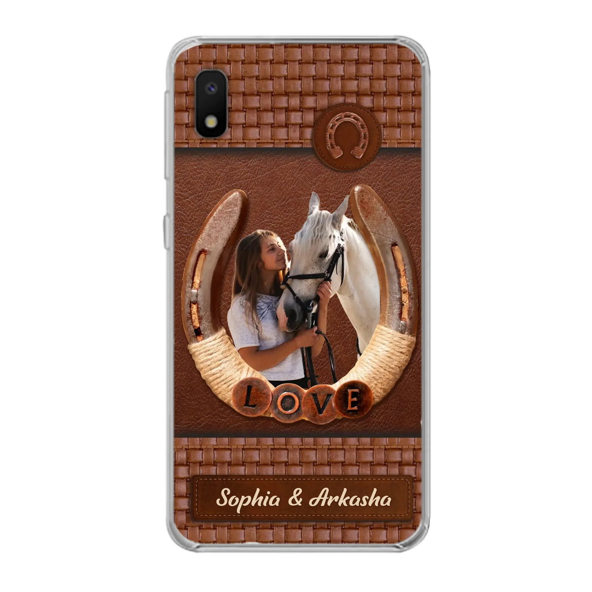 Custom Personalized Horse Phone Case - Upload Photo - Gift Idea Horse Lover - Case For iPhone And Samsung