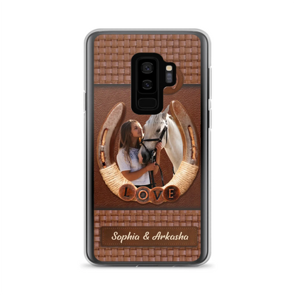 Custom Personalized Horse Phone Case - Upload Photo - Gift Idea Horse Lover - Case For iPhone And Samsung