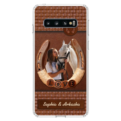 Custom Personalized Horse Phone Case - Upload Photo - Gift Idea Horse Lover - Case For iPhone And Samsung