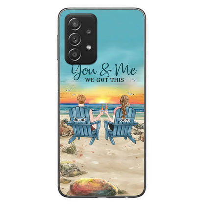 Custom Personalized Couple Phone Case - Gift Idea For Couple/ Valentines Day - You & Me We Got This - Case For iPhone/ Samsung