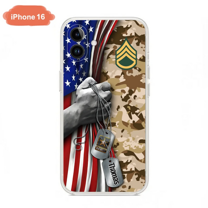 Custom Personalized Veteran Phone Case - Gift Idea For Veteran - Case For iPhone/ Samsung