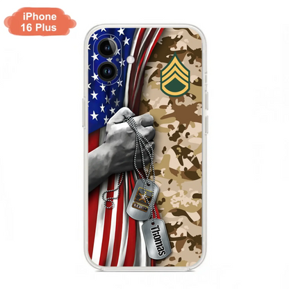 Custom Personalized Veteran Phone Case - Gift Idea For Veteran - Case For iPhone/ Samsung