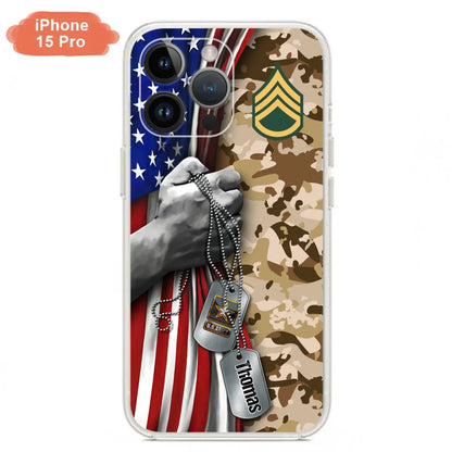 Custom Personalized Veteran Phone Case - Gift Idea For Veteran - Case For iPhone/ Samsung